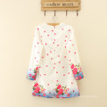 woman three quarter floral length fashion dress designs children birthday women party high class clothes